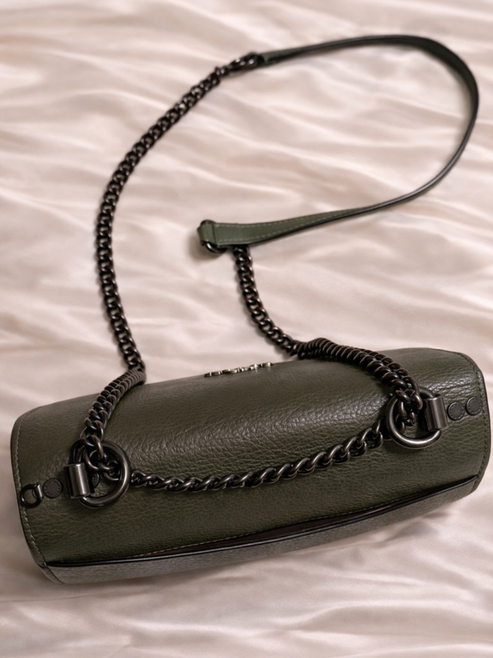 Coach Klare suede and leather Crossbody Bag - Picture 5 of 16